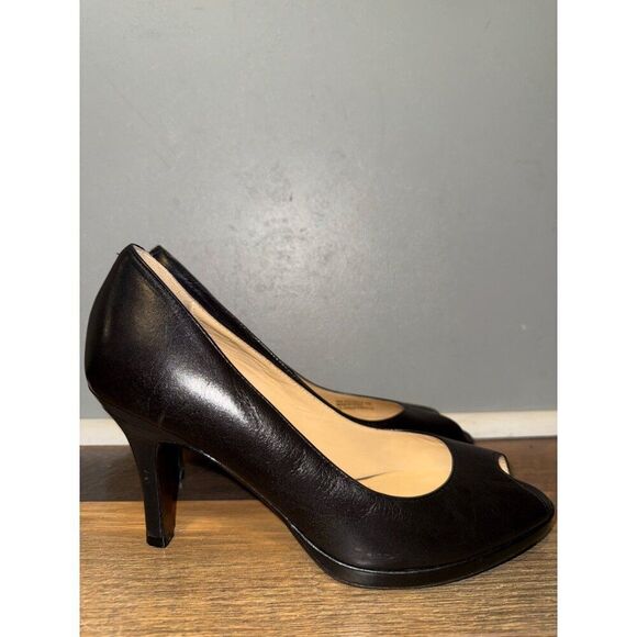 Cole Haan Nike Air Peep Toe Heels Size 8B - Picture 2 of 14